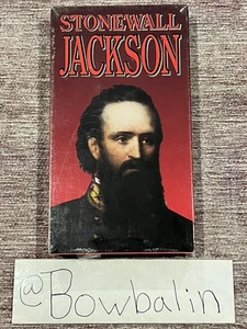 Stonewall Jackson ( VHS , 1996 ) Civil War Documentary - Vntg New & Sealed ! - Picture 1 of 7