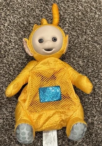 Vintage Teletubbies Mega Bloks Bye-Bye Build n' Tote Bag La La Yellow Plush - Picture 1 of 17
