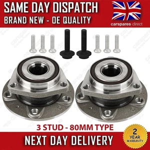 SEAT LEON / ALTEA / TOLEDO MK3 / ATECA 2004-ON FRONT WHEEL HUB & BEARING KIT X2 - Picture 1 of 11