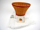 Longaberger May Series Geranium Basket with Product Card NEW Signed by Bonnie