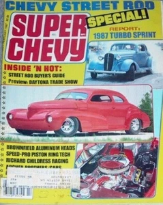 SUPER CHEVY 1987 FEB - CHILDRESS, LINGENFELTER - Imagen 1 de 1