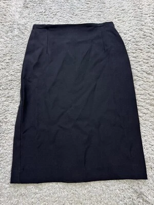 Falda Joseph Ribkoff Mujer 4 Negra Plisada Abertura Espalda Forrada Carrera Midi Lápiz Foto 1 de 4