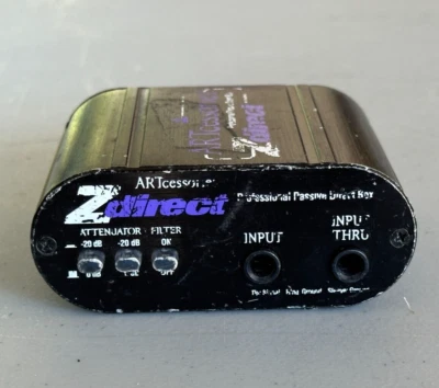 - Art ARTcessories Zdirect - Audio Pasivo Profesional XLR - 1/4", Z Caja Directa Foto 1 de 4