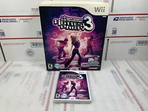 Dance Dance Revolution DDR Hottest Party 3 w/pad mat tested Nintendo Wii - Picture 1 of 6