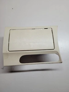 2003-2005 Mazda 6 sedan tan beige lower center console dual cup holder bezel - Picture 1 of 4