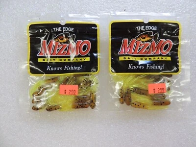 2 Mizmo Bait Specs the Edge 1.5" PK Semilla de Calabaza Chartreuse Paquete de 15 NUEVO Foto 1 de 3