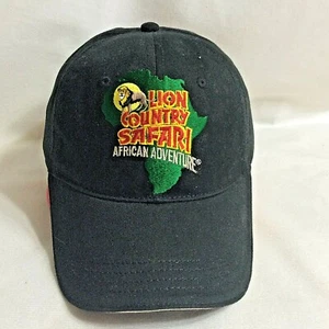 LION COUNTRY SAFARI African Adventure Black Kids Trucker Baseball Cap Hat - Picture 1 of 6