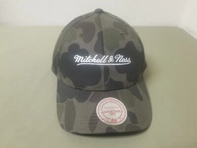 Novo boné de beisebol Mitchell & Ness Camo Flex Fit Low Pro Snapback. - Imagem 1 de 4