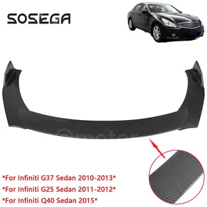For Infiniti G37 2010-2013 JDM Style Carbon Fiber Front Bumper Lip Splitter Kit  - Bild 1 von 10