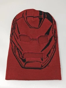 Iron Man Youth Red Black Ski Mask Winter Stocking Hat Cap Snow Face Mask - Picture 1 of 4