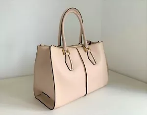 Orig. * TOD's D-Cube Due Zip * Shopping Handbag Medium - Leder -beige- neuwertig - Bild 1 von 14