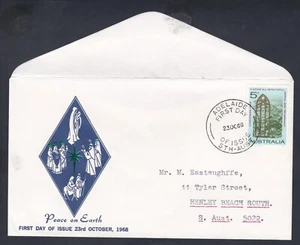 1968 CHRISTMAS DECIMAL STAMP PARADE FIRST DAY COVER #W41 - Picture 1 of 1