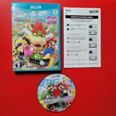 Mario Party 10 Nintendo Wii U Complete Disc & Case Manual Read Description - Image 1 of 4