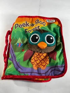 Tomy Lamaze Peek-A-Boo Waldfreund weiches Tuch Knistern Baby sensorisches Kleinkindbuch - Bild 1 von 17