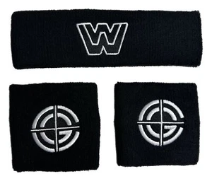 John Cena Word Life White Logo Headband Wristband Set - Picture 1 of 3