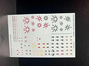 Hoja de transferencia de carnívoros Warhammer 40k Chaos War Dogs - Imagen 1 de 1