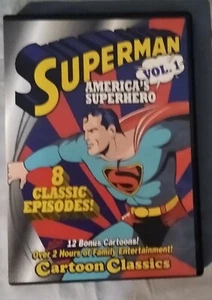 Superman Classic Cartoons Vol 1 DVD - Picture 1 of 2
