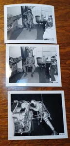 1960's Lot of 3 ORG Photos Astronaut in Training 4" x 5" Space walking ++ JRR2 - Picture 1 of 4