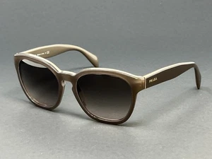 Prada PR17R-UAM4K0 Opal Brown on Brown 53mm Round Women’s Sunglasses Italy - Picture 1 of 10