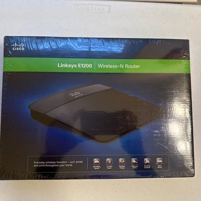 CISCO Linksys E1200 Wireless-N300 Router - New In Wrapper Fast Shipping - Image 1 of 4