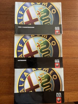 Alfa 156  Manuale Uso E Manutenzione Libretto Alfa Romeo Anno 2001 - Immagine 1 di 4