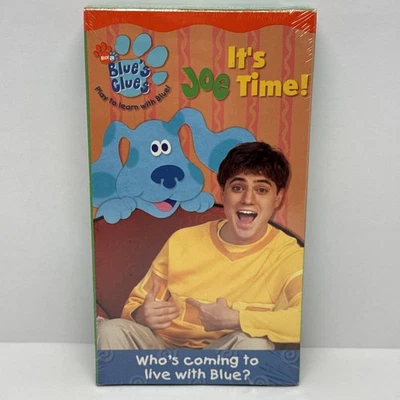 Blue's Clues It's Joe Time VHS 2002 Nick Jr. Nickelodeon New Sealed Watermarks - Image 1 of 4