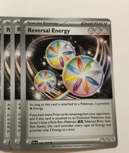 Pokemon Card Paldea Evolved 3x Playset Reversal Energy 192/193 NM - Picture 1 of 2
