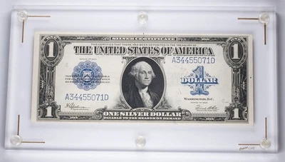 $1 1923 Series Silver Certificate UNC Speelman/White "Horse Blanket" in Holder  - Image 1 of 4