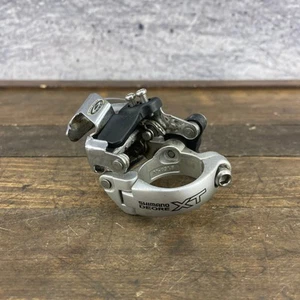 Vintage Shimano Deore XT FD-M750 Front Derailleur 31.8 mm Top Pull Top Swing A5 - Picture 1 of 12