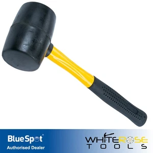 BlueSpot Fibreglass Rubber Mallet 16oz 450g Soft Feel Handle Camping Paving Tool - Picture 1 of 2