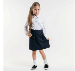 Giamo Navy Blue Milano Skirt sz 7 - Picture 1 of 3