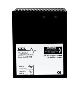 Computronic Control CCL 72VA DIN Rail Isolation Transformer 541-7835 - Picture 1 of 1