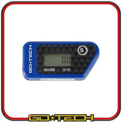 CONTA ORE MOTO CROSS CONTAORE Blu ENDURO MOTARD DIGITALE WIRELESS SENZA FILI - Imagen 1 de 2