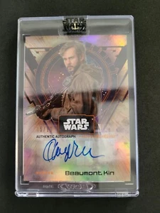 2022 Topps Star Wars, Dominic Monaghan, Beaumont Kin, automático, /10, A-DM, firma - Imagen 1 de 2