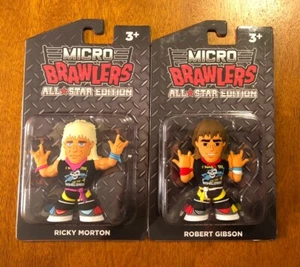 Ricky Morton & Robert Gibson Micro Brawler Pro Wresting Crate Exclusive  - Bild 1 von 2