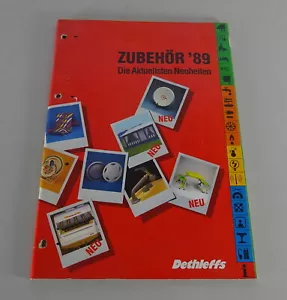 Prospekt / Broschüre Dethleffs Zubehör Wohnwagen / Wohnmobile Stand 1989 - Bild 1 von 5