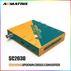AVMATRIX SC2030 SDI/HDMI Updown Cross Converter Scaling Conversion 3G-SDI HDMI - Picture 1 of 6