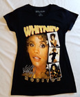 New! Whitney Houston Black Concert T-shirt Retro 90s R&B Rock Gift Shirt MEDIUM