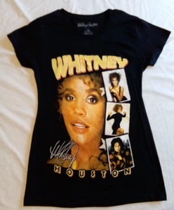 New! Whitney Houston Black Concert T-shirt Retro 90s R&B Rock Gift Shirt LARGE - Picture 1 of 8