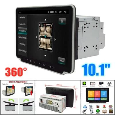 10.1" 2Din 360° Rotatable Touch Screen Android 9.1 Car GPS WiFi 1+16G MP5 Player - Imagem 1 de 4