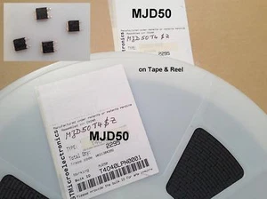 10 Stück/10 pieces  MJD50  DPAK  NPN POWER TRANSISTOR TIP50  400V 1A 15W Neu NEW - Picture 1 of 8