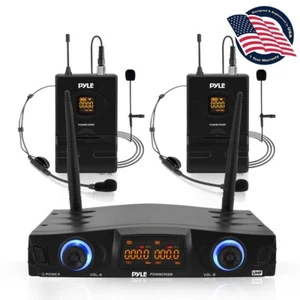 Pyle Compact UHF Pro Wireless Microphone System-USB Powered, Adjustable volume - Picture 1 of 7