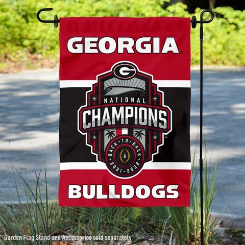 Georgia Bulldogs 2022 Official Logo Football National Champions Garden Yard Cover