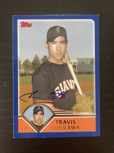 2003 Topps Traded #T246 Travis Ishikawa San Francisco  Giants Signed Card Auto - Picture 1 of 1