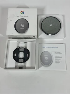 Google Nest Smart Thermostat, Charcoal - GA02081-US - Picture 1 of 3
