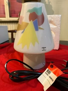 Lampada Bibi Mendini Artemide Sidecar bianco c/serigrafia nuova imballo original - Foto 1 di 10