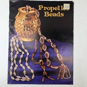Vintage Beading Instruction Book Christmas Holiday All Purpose Propeller Beads - Picture 1 of 4