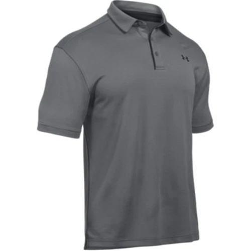 Under Armour Men's Tech Golf Polo - Gray, M