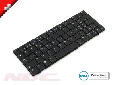 NEW Genuine Dell Inspiron Mini 9-910 / Vostro A90 SWISS Netbook Keyboard 0P666J - Image 1 of 3