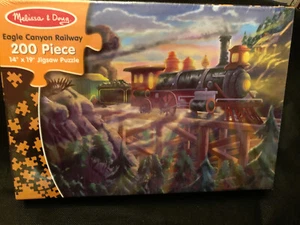 Melissa & Doug Eagle Canyon Railway Jigsaw Puzzle 200 Pieces 14" X 19" USA New - Picture 1 of 1